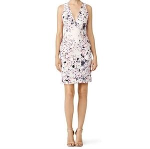 Gabriela Cadena Pink Floral Bloom Silk Dress